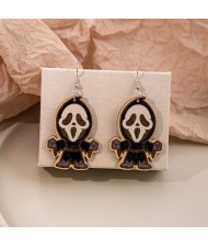 Wholesale Halloween Jewelry Scary Theme Cartoon Black Imp Fashion Earrings