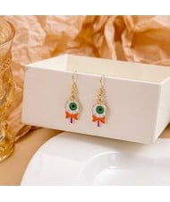 Halloween Jewelry Cute Funny Horror Cute Oil-spot Glaze Wholesale Earrings - Eyeball