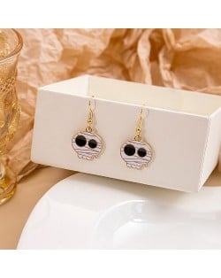 Halloween Jewelry Cute Funny Horror Cute Oil-spot Glaze Wholesale Earrings - Bandage