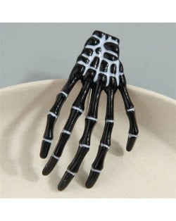 Halloween Fashion Skull Claw Wholesale Hair Clip - Black