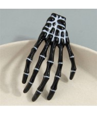 Halloween Fashion Skull Claw Wholesale Hair Clip - Black