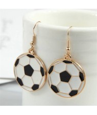 Simple and Unique Fashion Soccer/Football Wholesale Costume Earrings