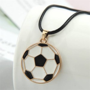 Unique Football Pendant Rope Fashion Wholesale Necklace