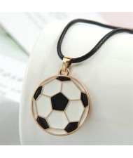 Unique Football Pendant Rope Fashion Wholesale Necklace