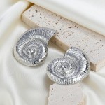 Summer Beach Style Conch Modeling Design Wholesale Fashion Alloy Earrings - Silver