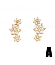 Multiple Elements Creative Design 14K Wholesale Fashion Earrings