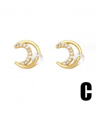 Multiple Elements Creative Design 14K Wholesale Fashion Earrings