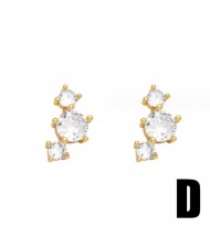 Multiple Elements Creative Design 14K Wholesale Fashion Earrings