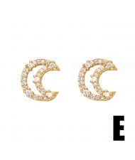 Multiple Elements Creative Design 14K Wholesale Fashion Earrings