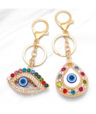 Colorful Evil Eye Creative Design Wholesale Fashion Key Chain/ Key Accessories