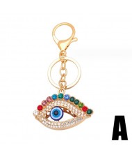 Colorful Evil Eye Creative Design Wholesale Fashion Key Chain/ Key Accessories