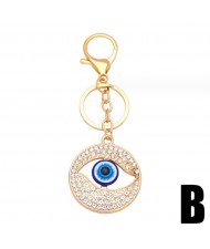 Colorful Evil Eye Creative Design Wholesale Fashion Key Chain/ Key Accessories