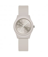 Stylish Candy Color Casual Style Silicone Quartz Wholesale Women Watch - Gray