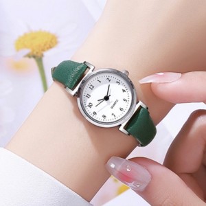 Stylish Simple Student Applicable Digital Dial Wholesale Women Watch - Green