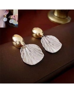 Korean Style Minimalist Seashell Design Wholesale Women Stud Earrings