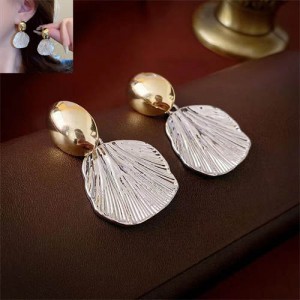 Korean Style Minimalist Seashell Design Wholesale Women Stud Earrings