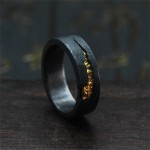 Fashion Unique Design Lighting Black Man Ring