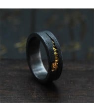 Fashion Unique Design Lighting Black Man Ring