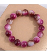 High Fashion Glass Beads Women Wholesale Bracelet - Purple