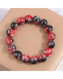 High Fashion Glass Beads Women Wholesale Bracelet - Red