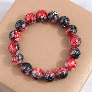 High Fashion Glass Beads Women Wholesale Bracelet - Red