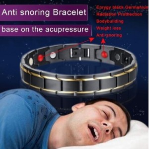 Classic Design Magnetic Energy Function Wholesale Anti Snoring Men's Bracelet