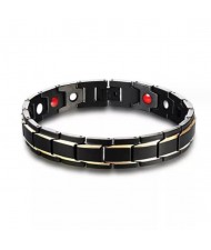 Classic Design Magnetic Energy Function Wholesale Anti Snoring Men's Bracelet