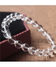 8MM Natural Crystal Jewelry Wholesale Clear Quartz Energy Bracelet