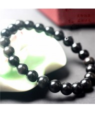 10 MM Natural Crystal Jewelry Wholesale Man Obsidian Energy Bracelet