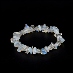 Natural Healing Crystal Wholesale Fashion Irregular Macadam Opal Energy Bracelet