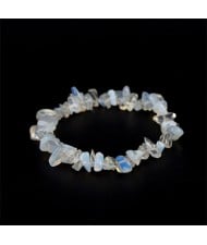 Natural Healing Crystal Wholesale Fashion Irregular Macadam Opal Energy Bracelet