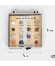 (16 Piece Set) 1 Box Natural Healing Crystal Wholesale Ore Specimen Irregular Energy Stones