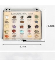 (25 Piece Set) 1 Box Natural Healing Crystal Wholesale Ore Specimen Irregular Energy Stones