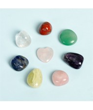 10 Pieces Set Natural Healing Crystal 7 Chakra Stones and Necklace Bracelet for Energy Reiki Meditation