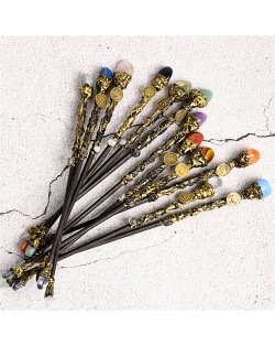 (12 Constellations Available) 1 Piece Personality Design Wholesale Natural Healing Crystal Reiki Anergy Stone Magic Stick