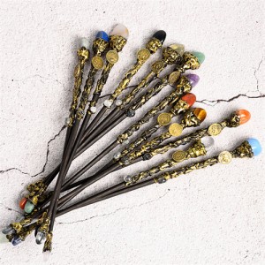 (12 Constellations Available) 1 Piece Personality Design Wholesale Natural Healing Crystal Reiki Energy Stone Magic Stick