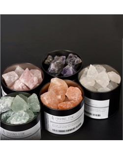 5 Combinations Available Natural Healing Crystal with Himalayan Salt Aromatherapy Stones Wholesale Reiki Anergy Stone