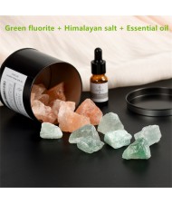 5 Combinations Available Natural Healing Crystal with Himalayan Salt Aromatherapy Stones Wholesale Reiki Anergy Stone