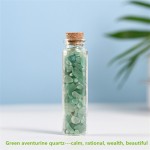 Natural Healing Crystal Mini Macadam Wishing Bottle Wholesale Reiki Green Aventurine Quartz Energy Stones