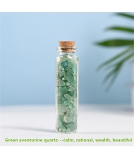 Natural Healing Crystal Mini Macadam Wishing Bottle Wholesale Reiki Green Aventurine Quartz Energy Stones