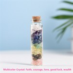 Natural Healing Crystal Mini Macadam Wishing Bottle Wholesale Reiki Multicolor Crystal Energy Stones