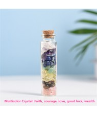 Natural Healing Crystal Mini Macadam Wishing Bottle Wholesale Reiki Multicolor Crystal Energy Stones