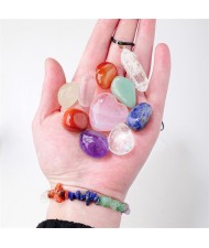 11 Pieces Set Natural Healing Crystal 7 Chakra Stones and Necklace Bracelet Set Energy Reiki Meditation