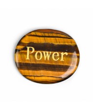 (10 Colors Available) 1 Piece Natural Healing Crystal Energy Stones Oval Shape Letters Worry Stone