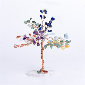 Natural Healing Crystal Colored Colorful Energy Stones Reiki Life Spiritual Meditation Money Tree