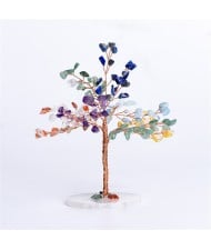 Natural Healing Crystal Colored Colorful Energy Stones Reiki Life Spiritual Meditation Money Tree