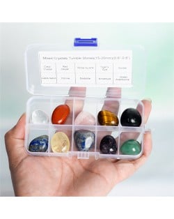 (10 Piece Set) 1 Box Natural Healing Crystal Wholesale Ore Specimen Polish Irregular Energy Stones