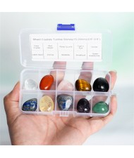 (10 Piece Set) 1 Box Natural Healing Crystal Wholesale Ore Specimen Polish Irregular Energy Stones