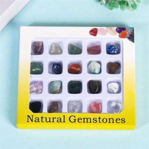 (20 Piece Set) 1 Box Natural Healing Crystal Wholesale Ore Specimen Polish Irregular Energy Stones