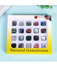 (20 Piece Set) 1 Box Natural Healing Crystal Wholesale Ore Specimen Polish Irregular Energy Stones